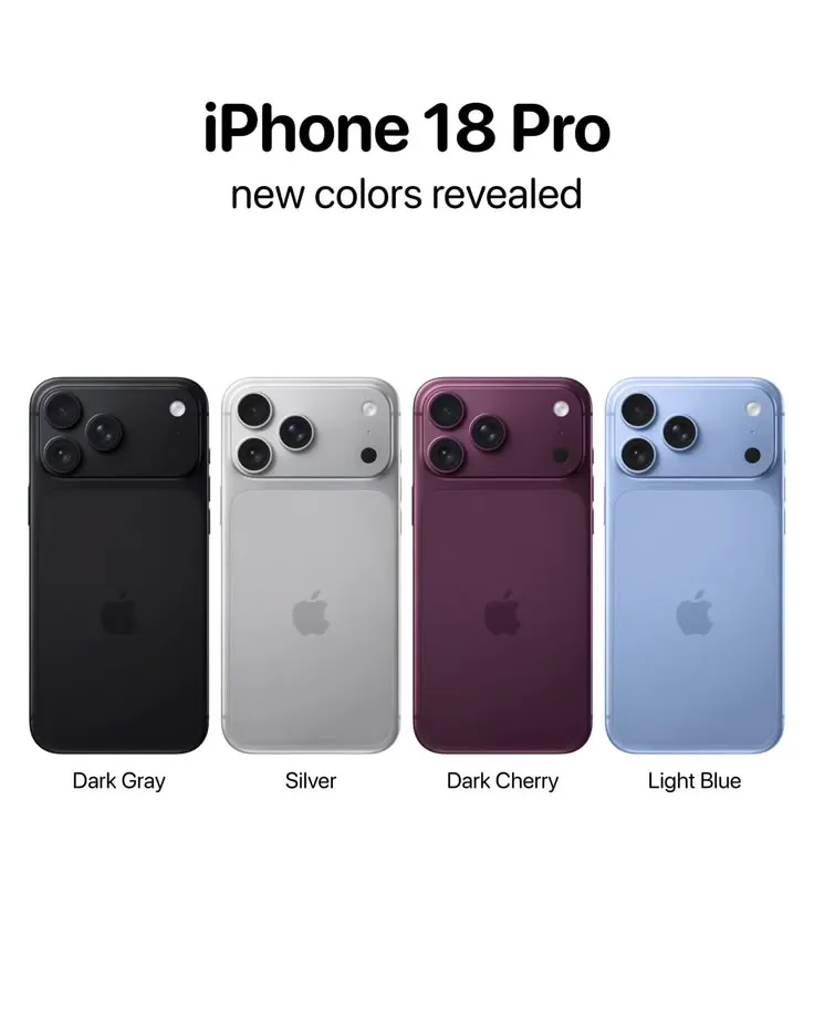 Apple iphone 18 pro tous les couleurs disponibles à dakar