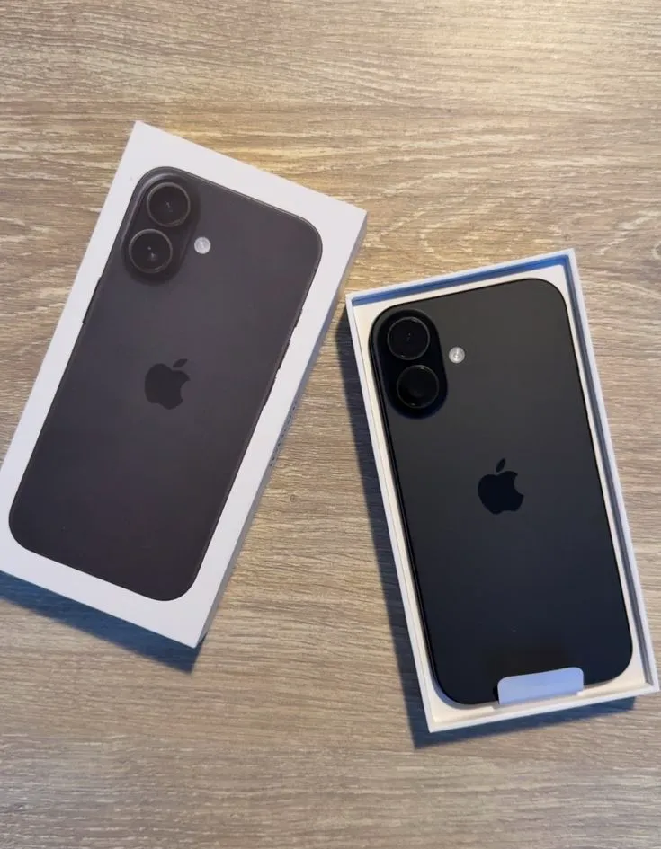 Apple iphone 16 noir sideral à dakar